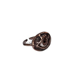 Copper Small Brown Eye Ring Size 9