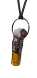 Moroccan Crystal Copper Top Glass Aromatherapy Glass Bottle Pendant