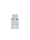 Raw Ruby Copper Top Glass Aromatherapy Bottle Pendant
