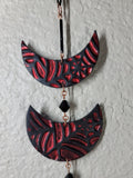 Black Widow's World Moon Phase Suncatcher Wall Hanging