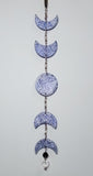 Cool Moon Shimmers Moon Phase Suncatcher Wall Hanging