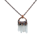 Tiny Elegance Quartz Crystal Pendant