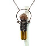 Aragonite Cluster 3 ml Aromatherapy Bottle with Rollerball Pendant
