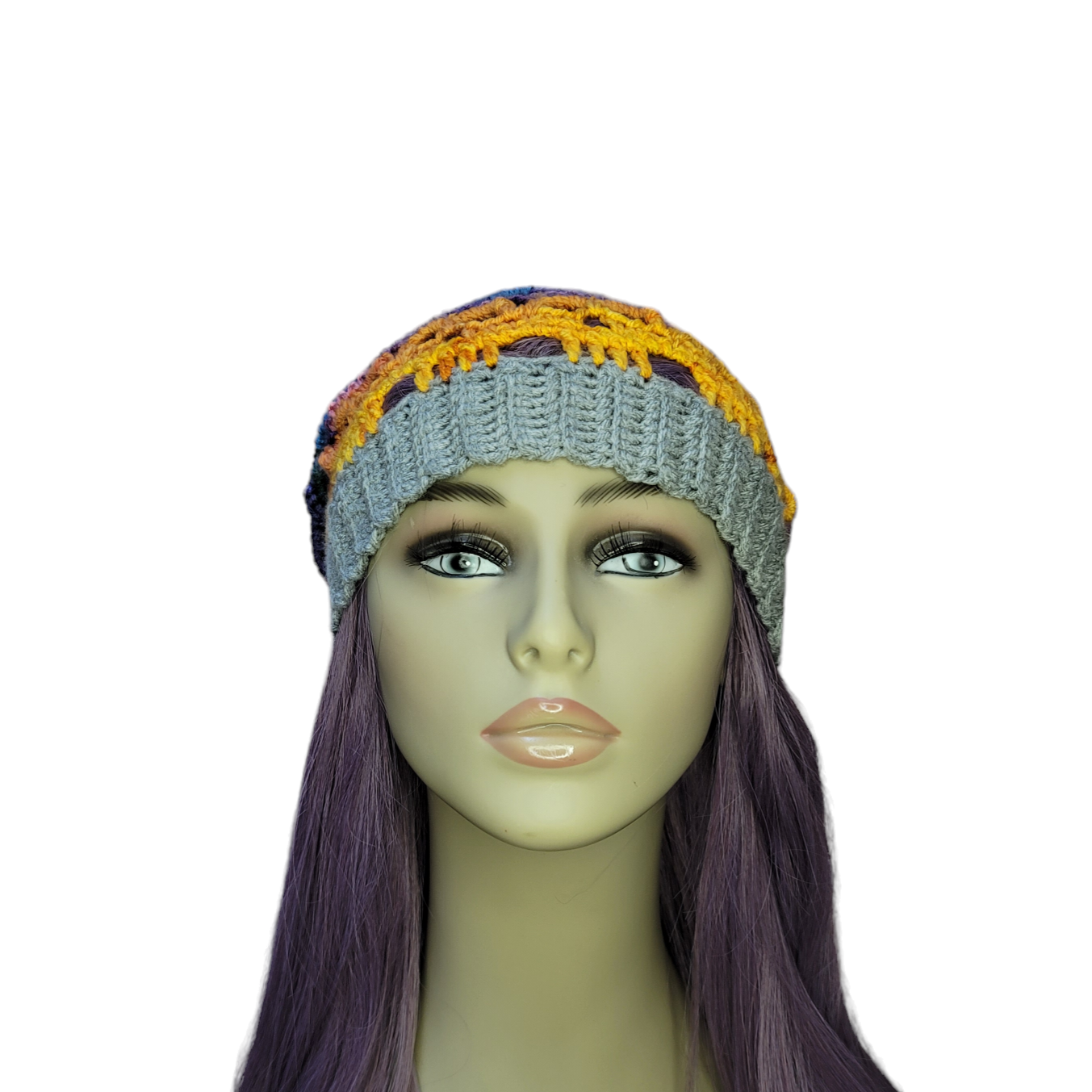 Crochet Skull Beanie - Shades of Tropic Sunset – The Wacky Wanderers