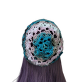 Crochet Skull Beanie - Shades of Cotton Candy