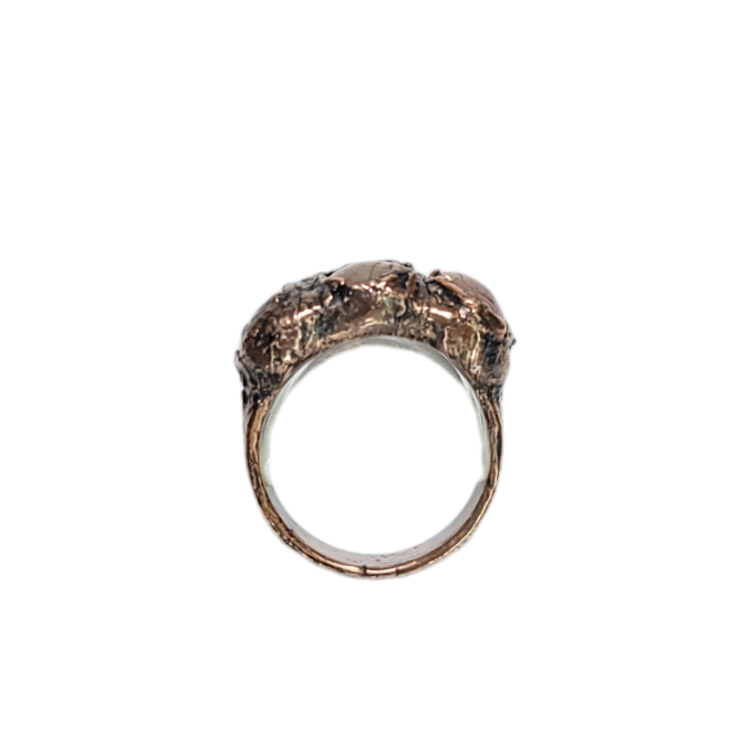 Copper Ring with Sun Stone Size 8 – The Wacky Wanderers