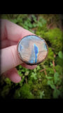 Round Labradorite Copper Ring Size 13