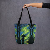 Electrify the Night Watercolor Print Tote Bag