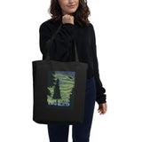 On the Trail watercolor painting Eco Tote Bag