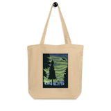 On the Trail watercolor painting Eco Tote Bag