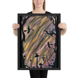 The Transition Hour Watercolor Framed poster