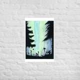 Don't Beam Me Up Watercolor Painting Poster