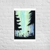 Don't Beam Me Up Watercolor Painting Poster