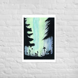 Don't Beam Me Up Watercolor Painting Poster