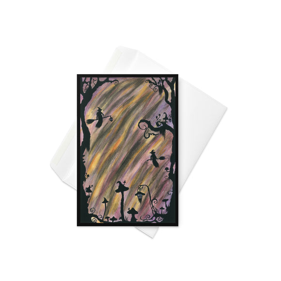 The Transition Hour Watercolor Greeting card