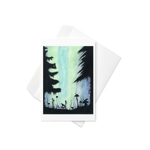 Don't Beam Me Up Watercolor Painting Greeting card