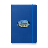 Slainte Mushroom Village Watercolor Painting Hardcover bound notebook