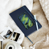 Electrify the Night Watercolor Print Hardcover bound notebook