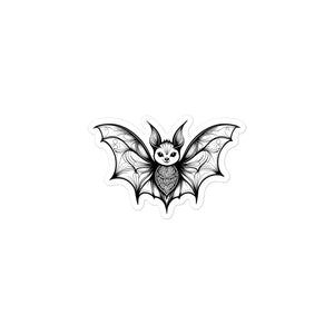 Whispering Wings Filigree Bat Bubble-free stickers