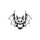 Cheeky Bat Bubble-free stickers