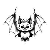 Cheeky Bat Bubble-free stickers