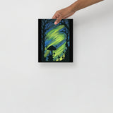 Electrify the Night Watercolor Photo paper poster