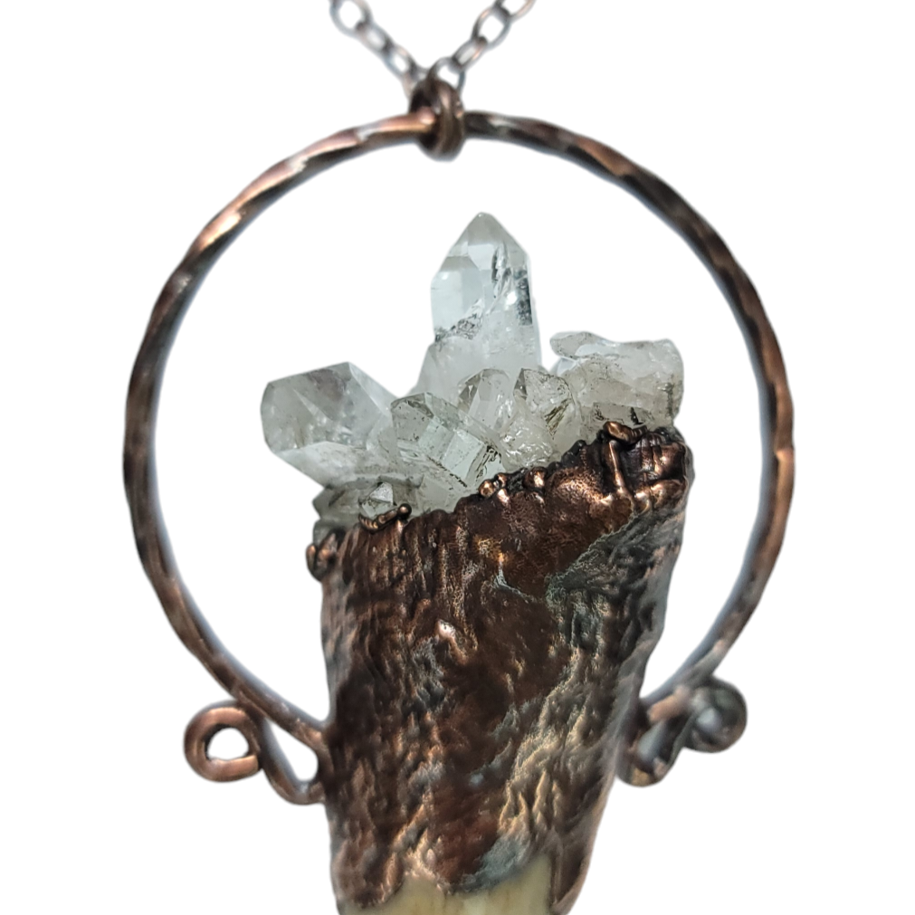 On sale Labradorite Deer Antler Pendant