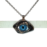 Copper Blue Eye Pendant