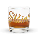 Slainte Water of Life Rocks glass