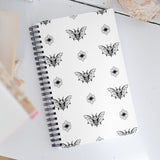 Whispering Wings Bat Spiral notebook - Half Drop