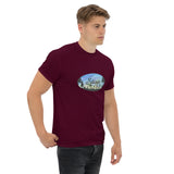 Slainte Mushroom Village Watercolor Painting Unisex classic tee