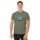 Slainte Mushroom Village Watercolor Painting Unisex classic tee