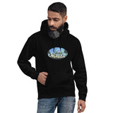 Slainte Mushroom Village Watercolor Painting Unisex Hoodie