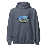 Slainte Mushroom Village Watercolor Painting Unisex Hoodie