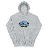 Slainte Mushroom Village Watercolor Painting Unisex Hoodie