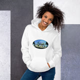 Slainte Mushroom Village Watercolor Painting Unisex Hoodie