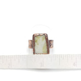 Scottish Green Marble Ring Size 8-1/2