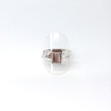 Raw Crystal Point Ring Size 12-1/2