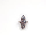 Filigree Cigar Band Ring Size 7-1/2