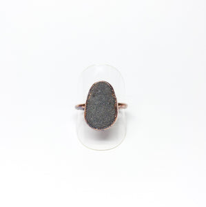 Oregon Beach Rock Copper Ring Size 9-1/2