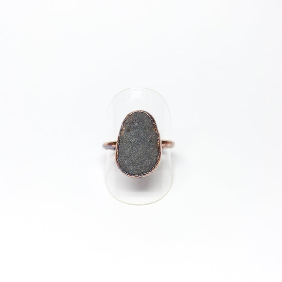 Oregon Beach Rock Copper Ring Size 9-1/2