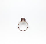 Raw Cherry Tanzurine Copper Ring Size 9-1/2