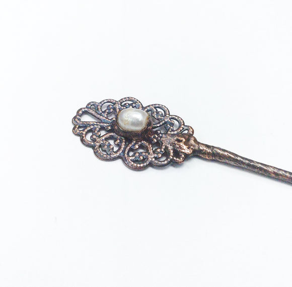 Filigree with Freshwater Pearl Hairstick