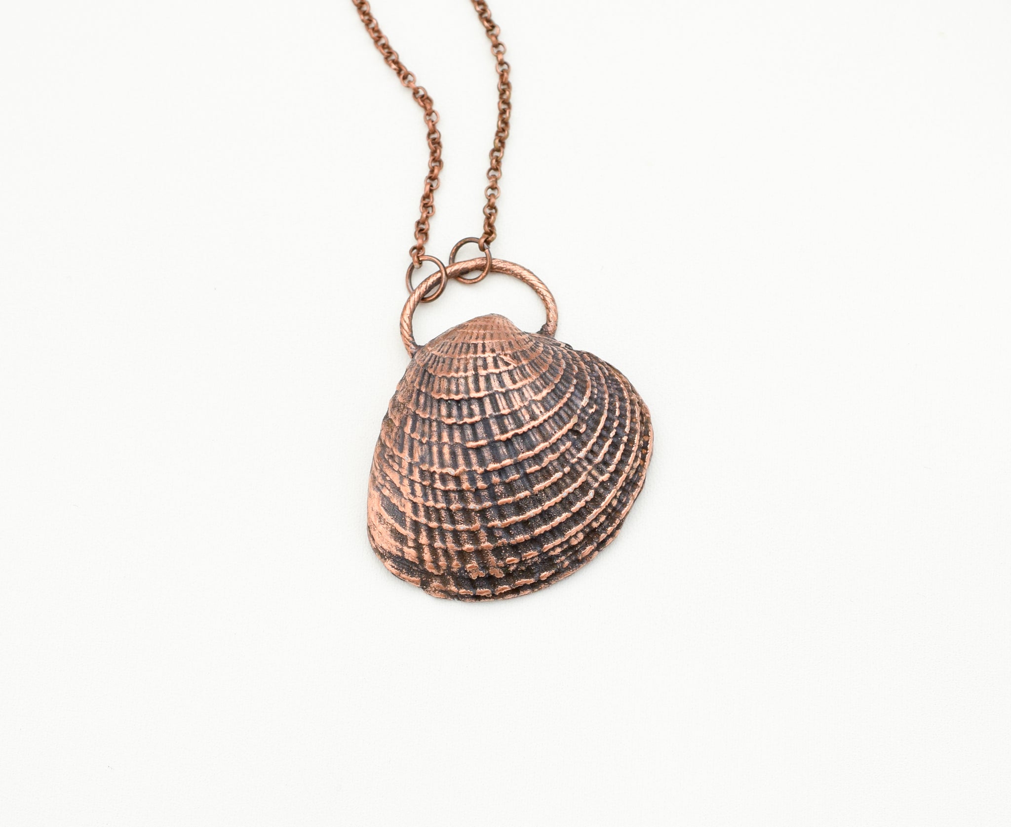 Barcelona Spain Mediterranean Sea Shell Copper Necklace – The Wacky ...