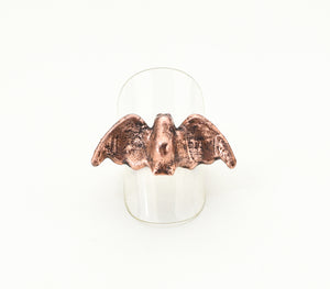 Bat Copper Ring Size 7-1/2, The Wacky Wanderers