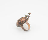 Brain with Green Eyes Ring Size 8