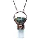 Aromatherapy Bottle Pendant with Labradorite