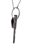Coffin Nail Pendant with Black Onyx Coffin