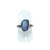 Raw Moonstone Nugget Ring Size 7
