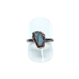 Raw Moonstone Nugget Ring Size 9 1/2